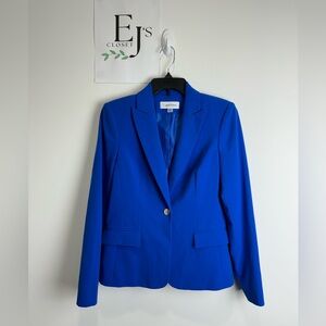 Calvin Klein Royal Blue Blazer Size 4